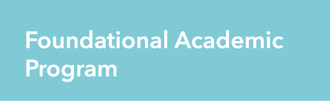 Foundational Academic Program