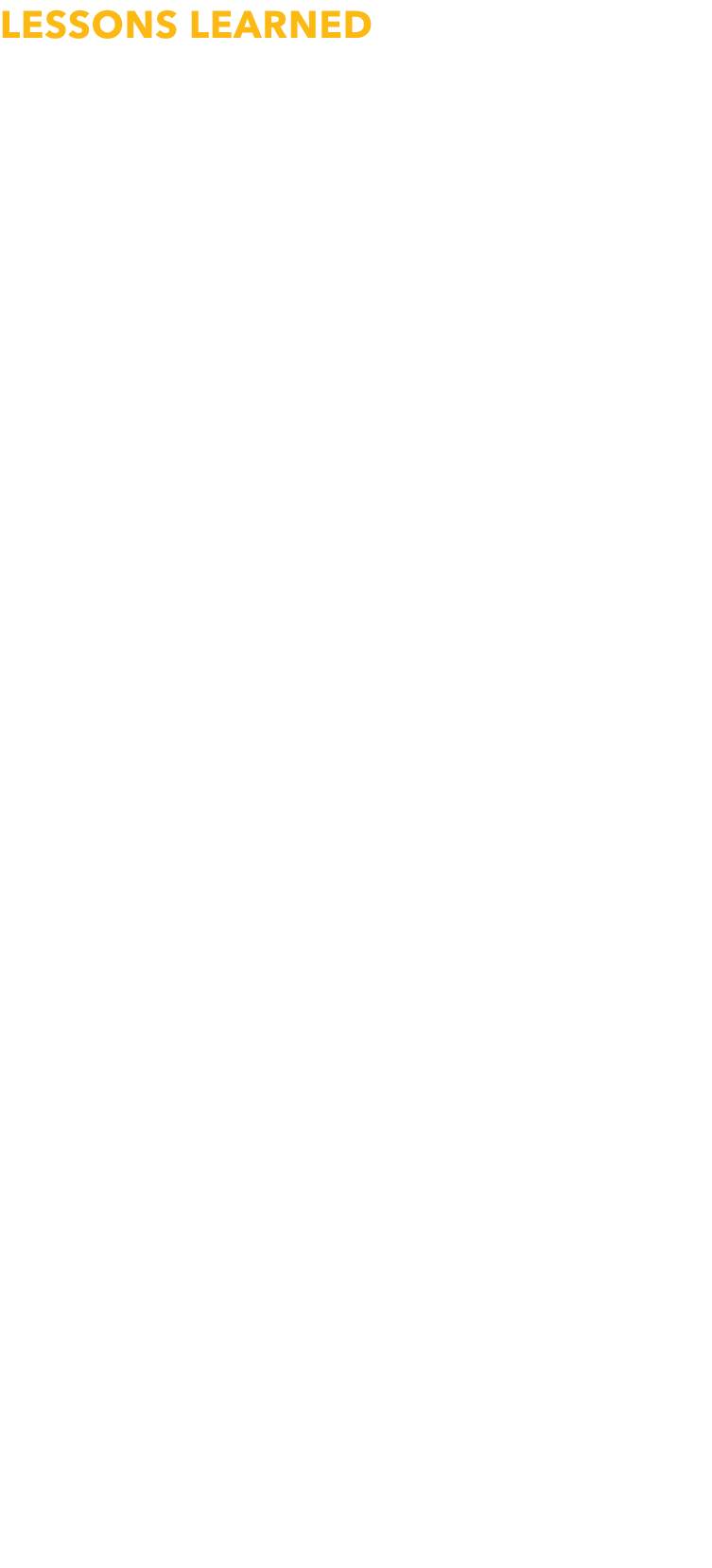 Lessons Learned The scope of collaborative profesional development will depend in part on how aligned the districts a   