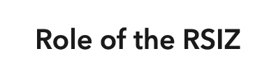 Role of the RSIZ