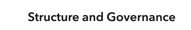 Structure and Governance