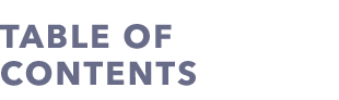 Table of Contents